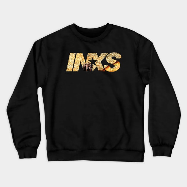 INXS Australian rock Crewneck Sweatshirt by sanantaretro